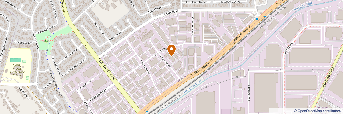 Map of the DGAssistant office in Walnut, California
