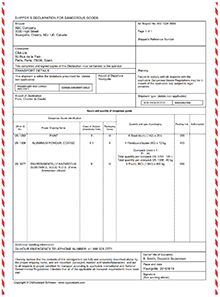 IATA Shipper's Declaration for Dangerous Goods, Chemicals, and Waste 2025 (66)